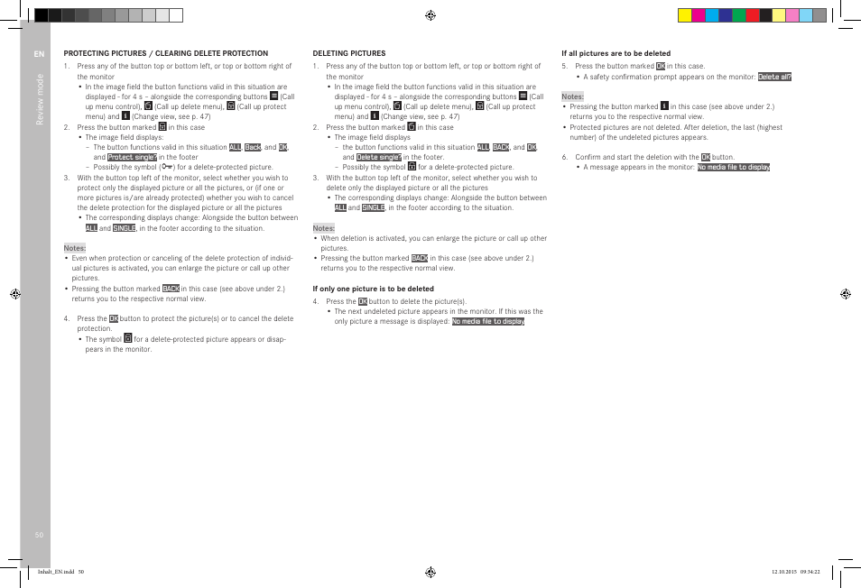 LEICA SBP PRO 1 Lithium-Ion Battery for S Typ 007 (7.3V, 2300mAh) User Manual | Page 54 / 72