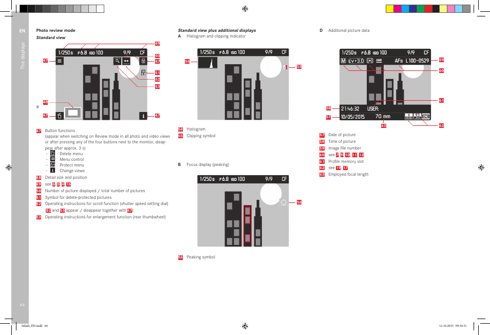 LEICA SBP PRO 1 Lithium-Ion Battery for S Typ 007 (7.3V, 2300mAh) User Manual | Page 68 / 72