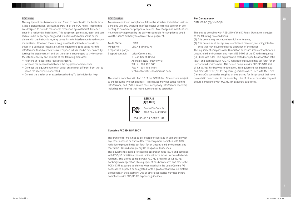 LEICA SBP PRO 1 Lithium-Ion Battery for S Typ 007 (7.3V, 2300mAh) User Manual | Page 7 / 72