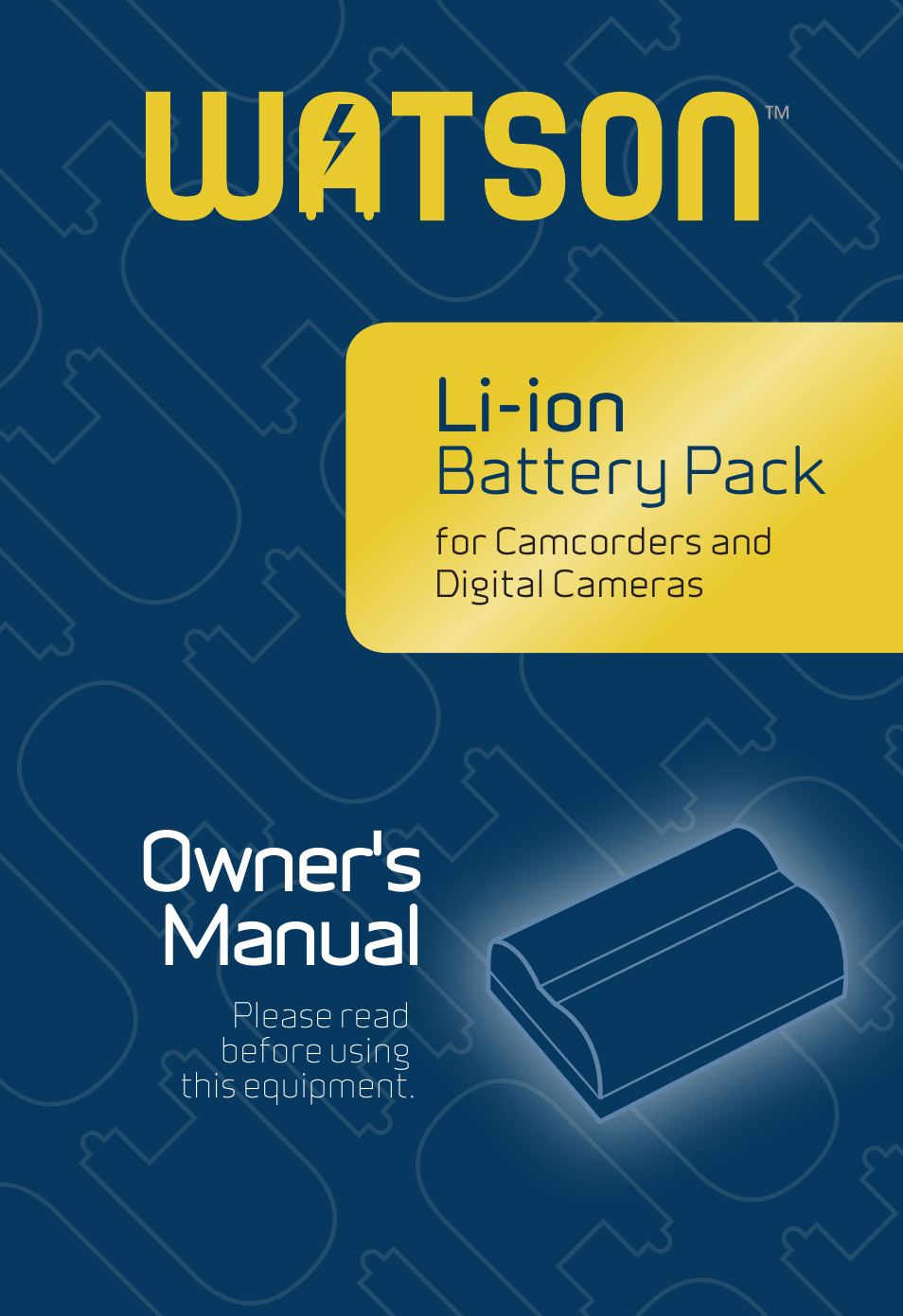 Watson EN-EL15c Lithium-Ion Battery Pack (7V, 2250mAh) User Manual | 8 pages