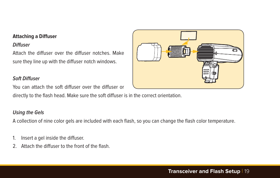 Bolt VM-1010C TTL Macro Flash User Manual | Page 19 / 36