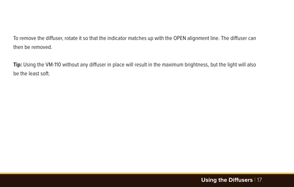 Bolt VM-110 LED Macro Ring Light User Manual | Page 17 / 24