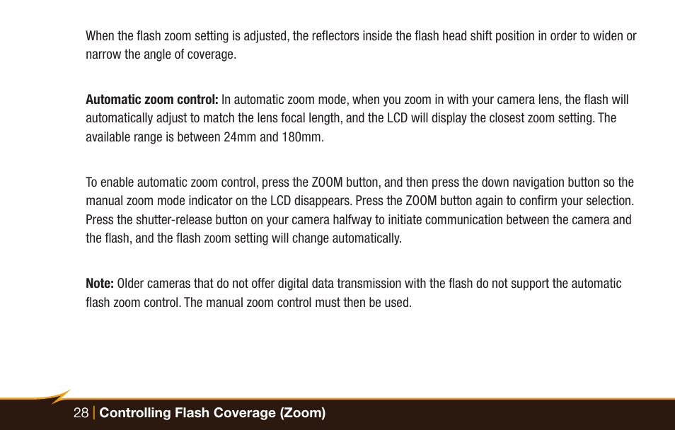 Bolt VX-760C Wireless TTL Flash for Cameras User Manual | Page 28 / 52