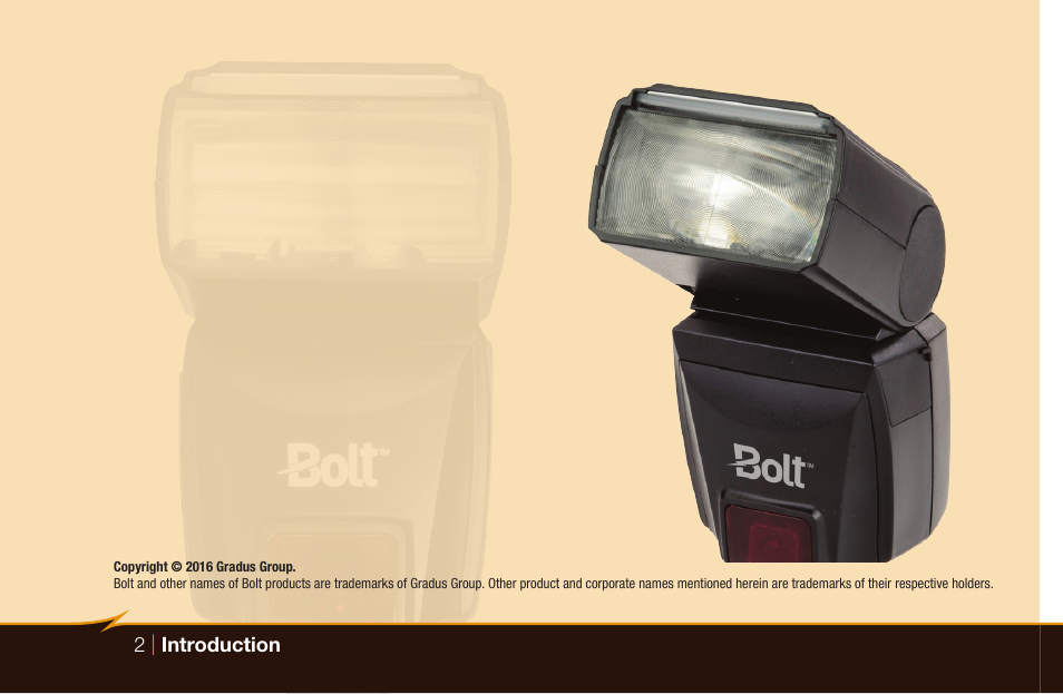 Bolt VS-570SMI Wireless TTL Flash for Cameras User Manual | Page 2 / 48