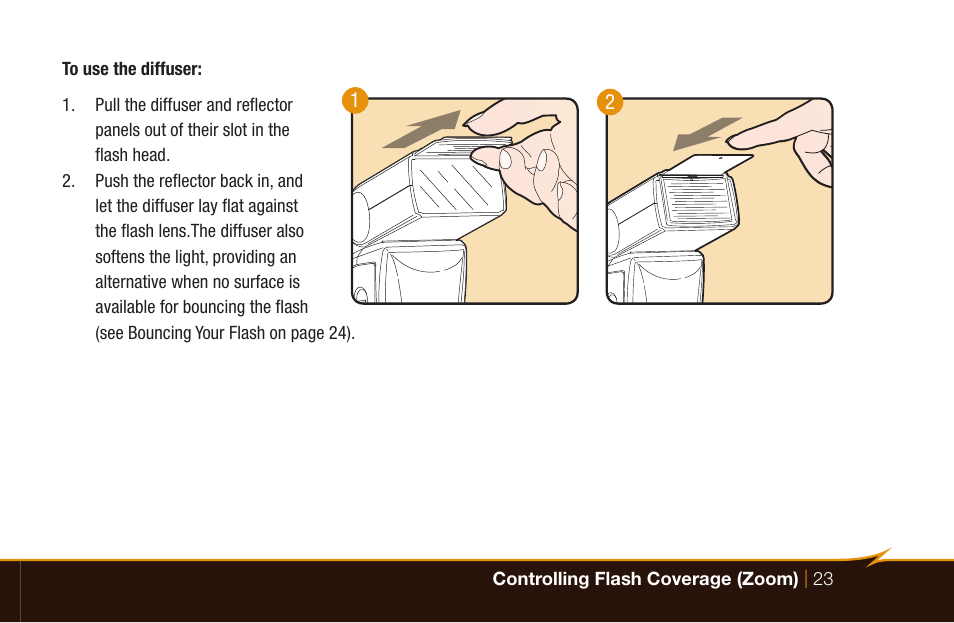 Bolt VS-570SMI Wireless TTL Flash for Cameras User Manual | Page 23 / 48
