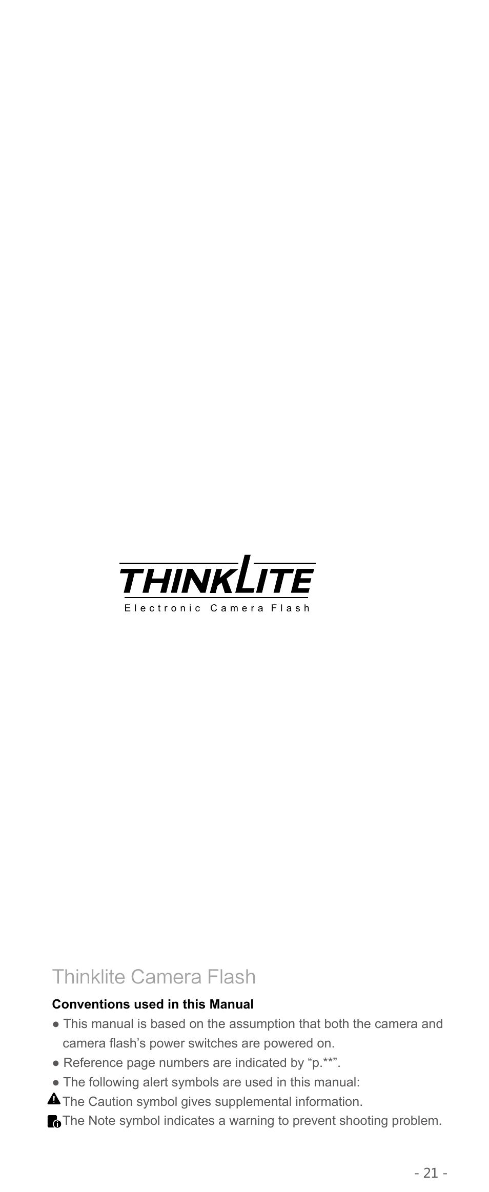 Thinklite camera flash | Godox TT600 Thinklite Flash User Manual | Page 4 / 21