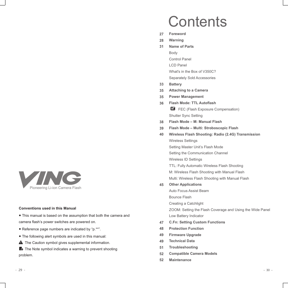 Godox V350C Flash for Select Cameras User Manual | Page 3 / 14
