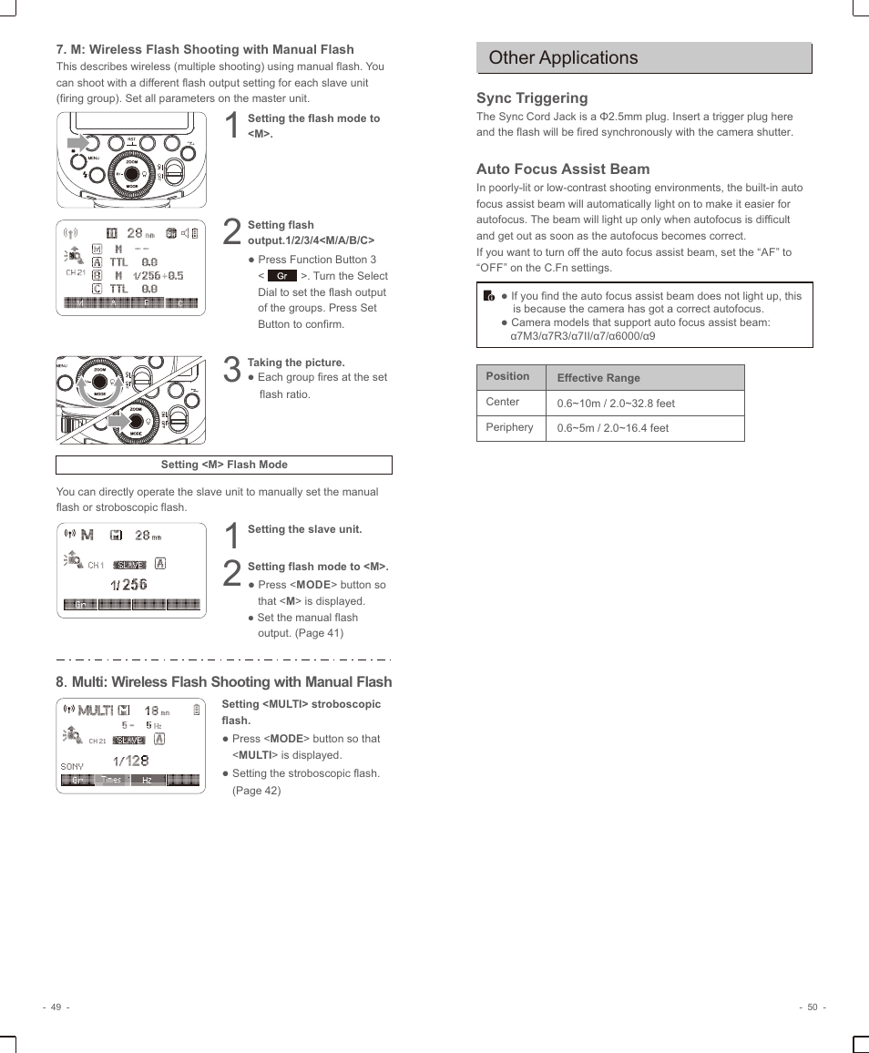 页 27, Other applications | Godox V1 Flash for Sony User Manual | Page 12 / 16