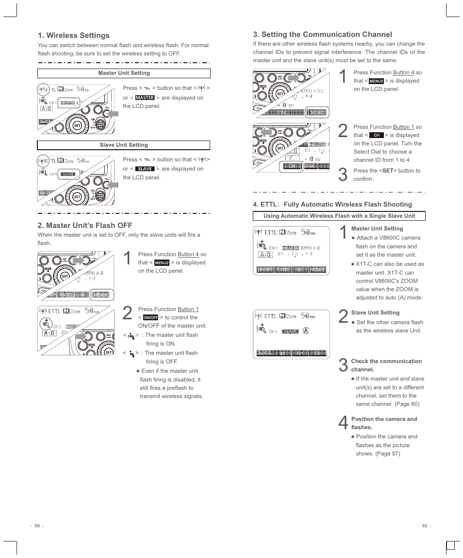 Godox VING V860IIC TTL Li-Ion Flash Kit for Cameras User Manual | Page 11 / 22