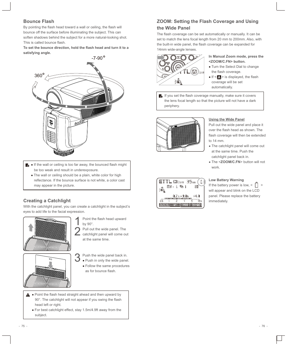 Godox VING V860IIC TTL Li-Ion Flash Kit for Cameras User Manual | Page 19 / 22