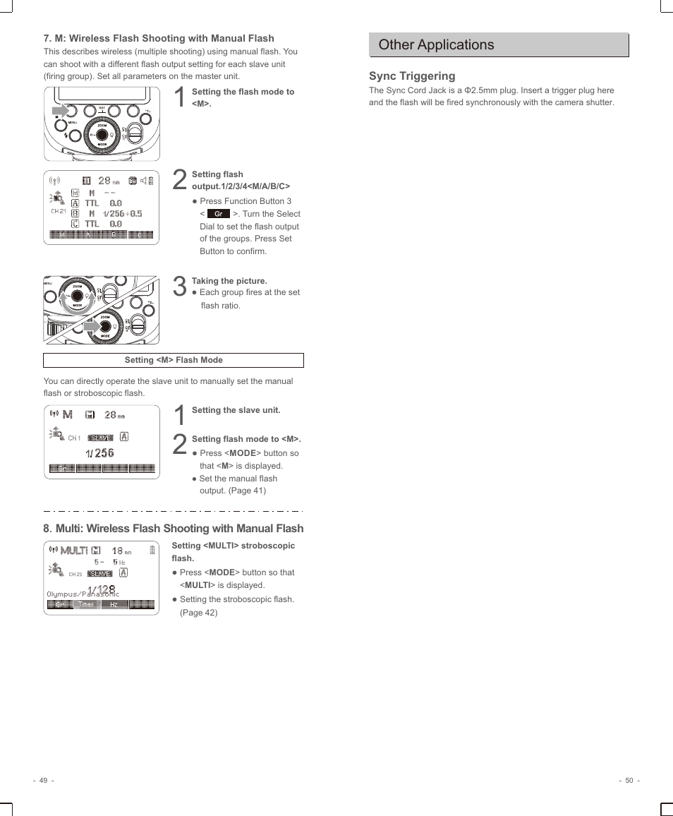 页 27, Other applications | Godox V1 Flash for and Panasonic User Manual | Page 12 / 16