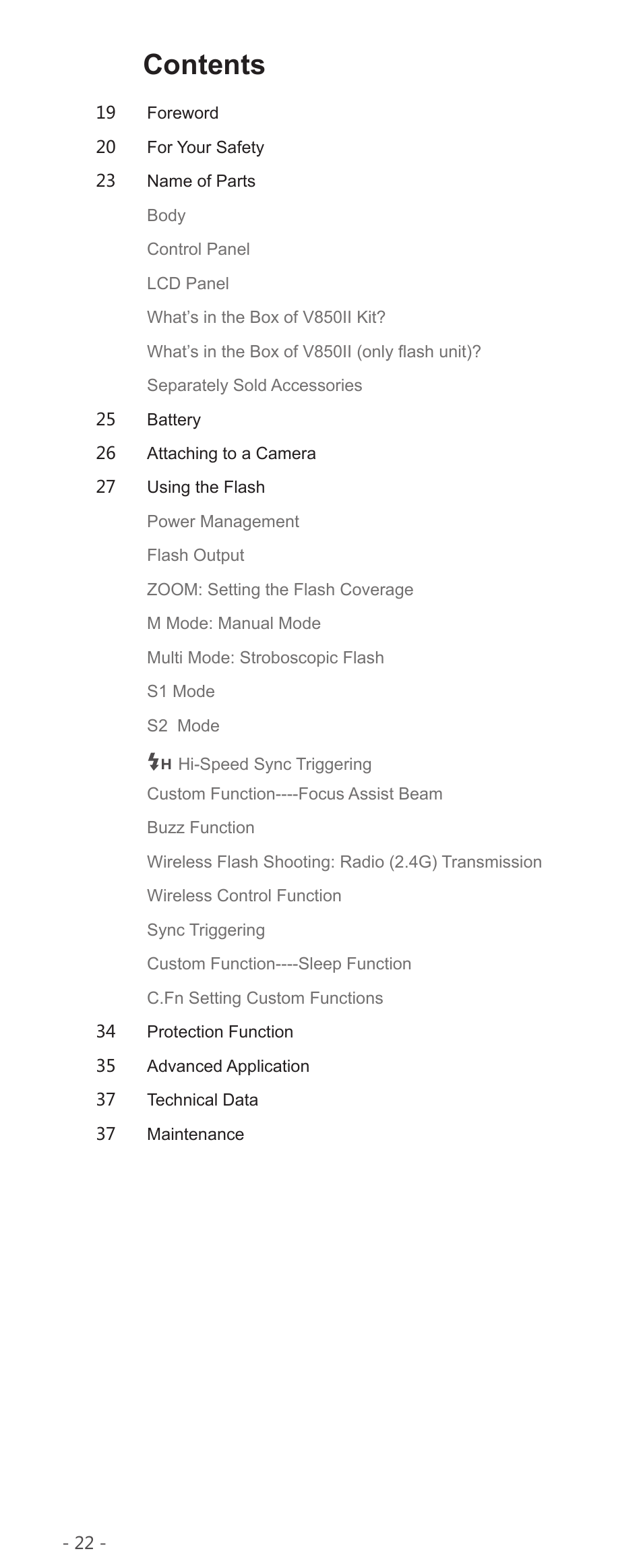 Godox VING V850II Li-Ion Flash Kit User Manual | Page 5 / 22