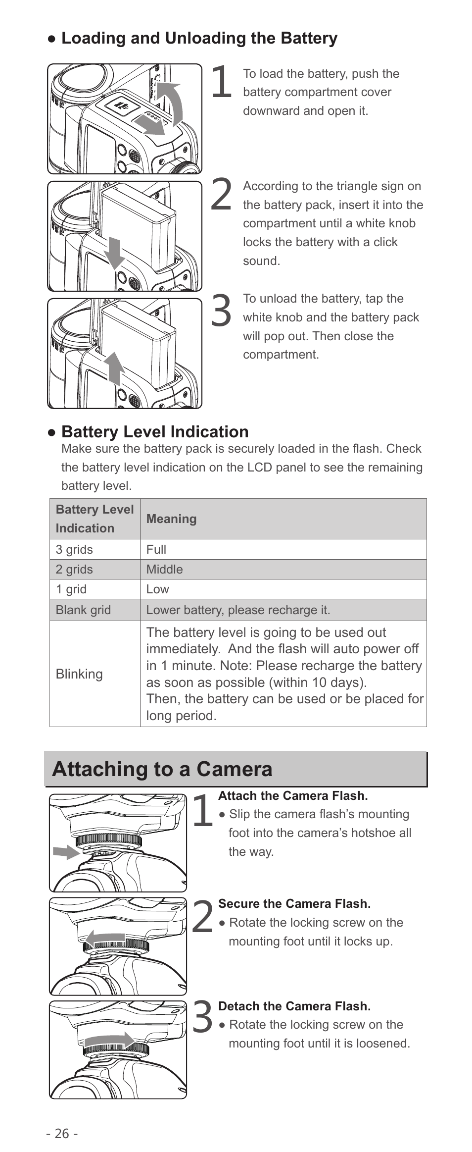 Godox VING V850II Li-Ion Flash Kit User Manual | Page 9 / 22