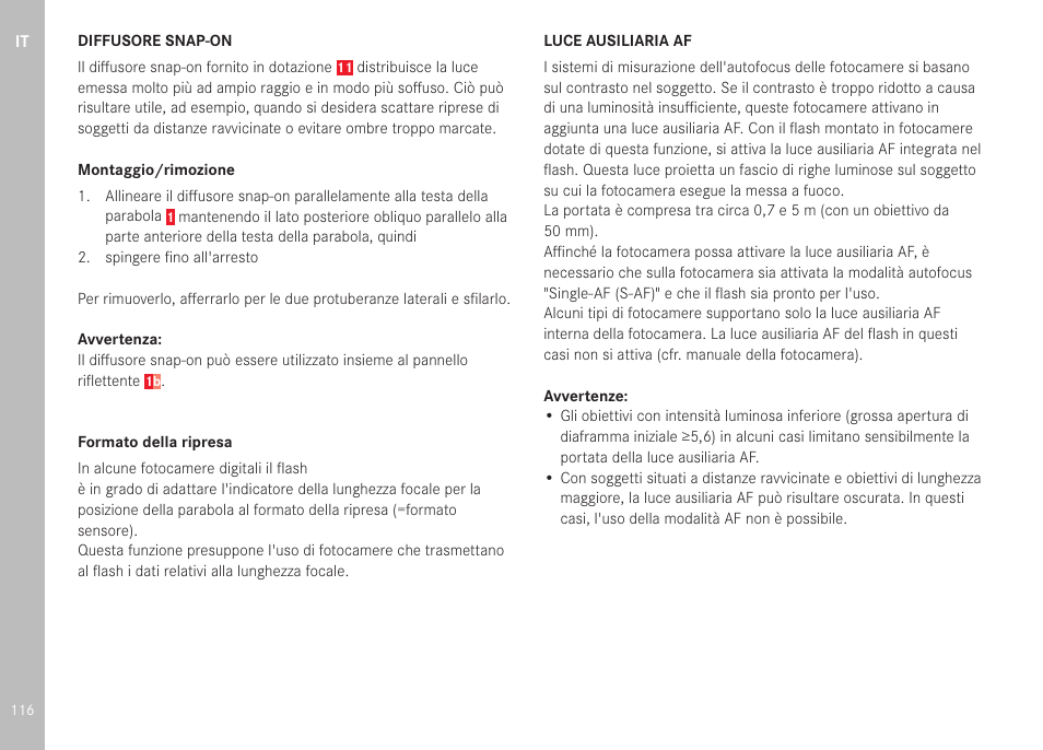 LEICA SF 40 Flash User Manual | Page 118 / 150