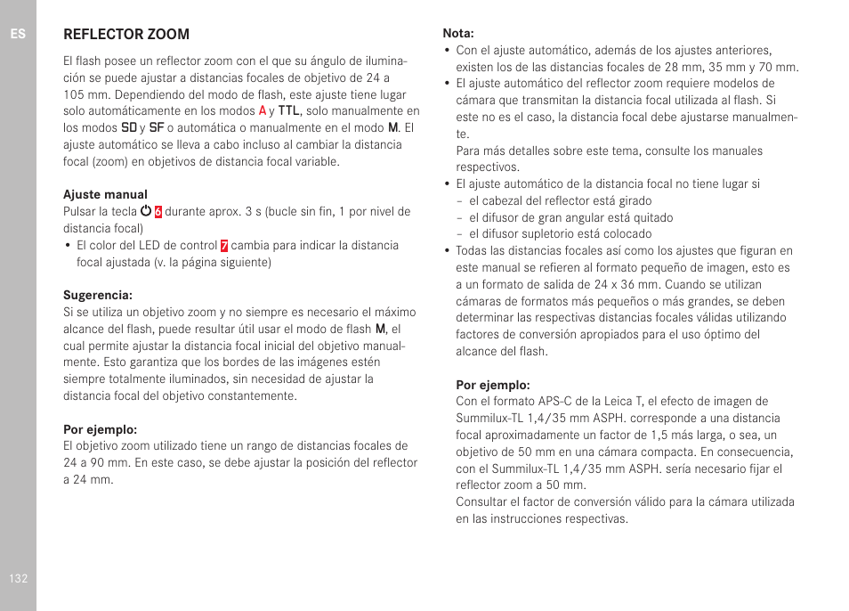 LEICA SF 40 Flash User Manual | Page 134 / 150