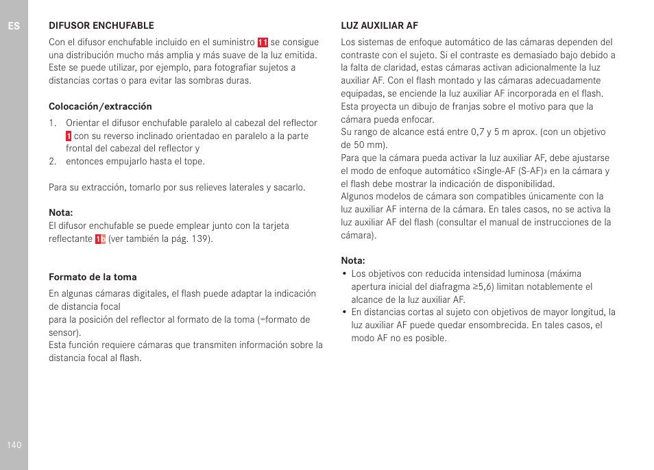 LEICA SF 40 Flash User Manual | Page 142 / 150