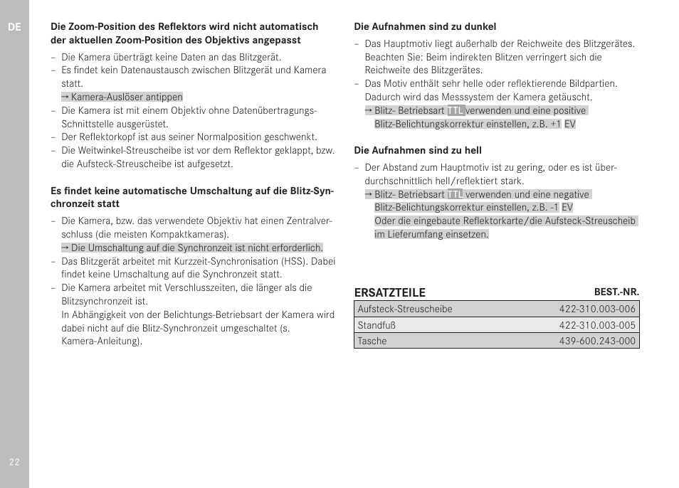 LEICA SF 40 Flash User Manual | Page 24 / 150