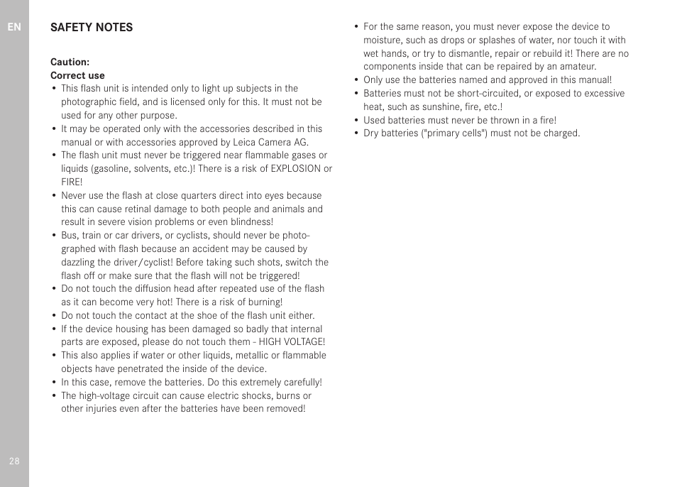 LEICA SF 40 Flash User Manual | Page 30 / 150