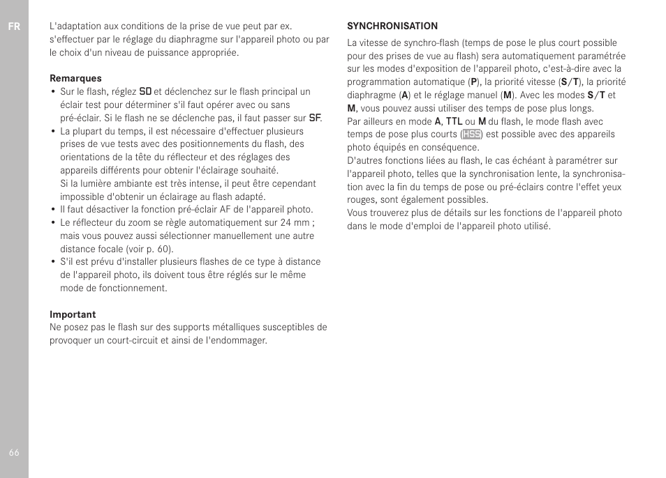 LEICA SF 40 Flash User Manual | Page 68 / 150