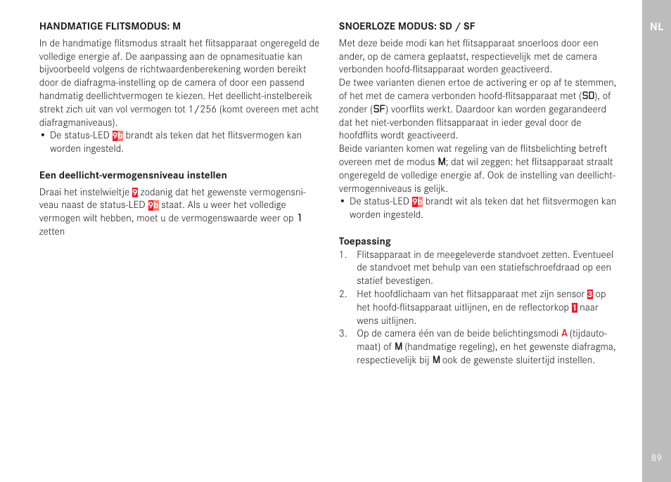 LEICA SF 40 Flash User Manual | Page 91 / 150