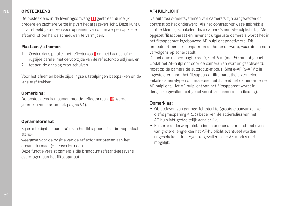 LEICA SF 40 Flash User Manual | Page 94 / 150