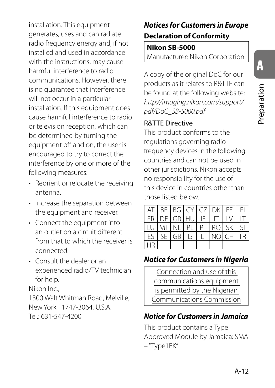 Nikon SB-5000 AF Speedlight User Manual | Page 13 / 120