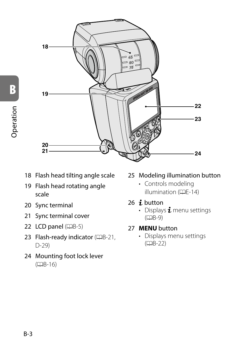 Nikon SB-5000 AF Speedlight User Manual | Page 18 / 120