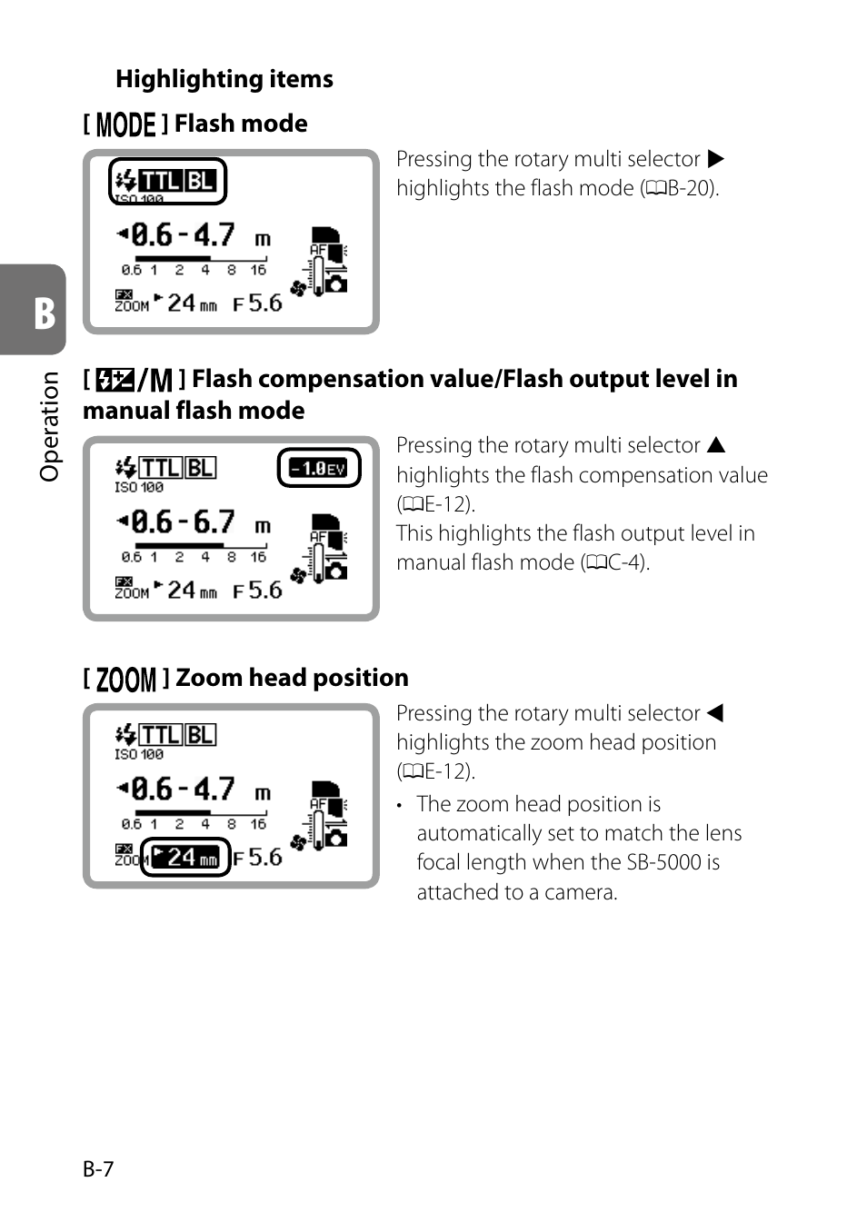 Nikon SB-5000 AF Speedlight User Manual | Page 22 / 120