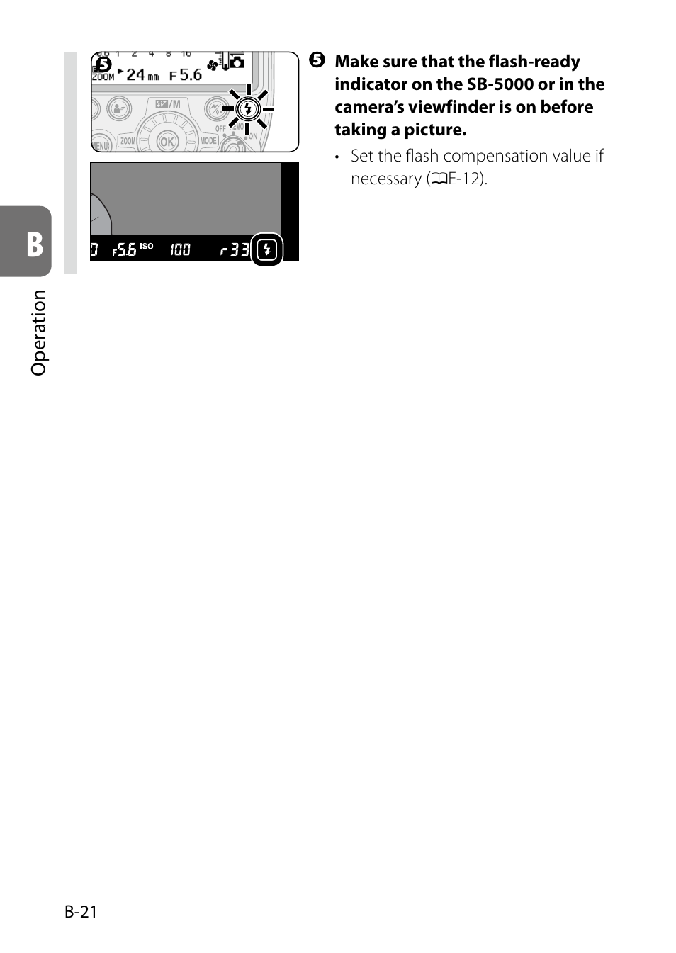 B-21 | Nikon SB-5000 AF Speedlight User Manual | Page 36 / 120