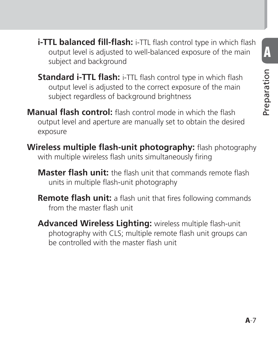 Nikon SB-500 AF Speedlight User Manual | Page 7 / 96