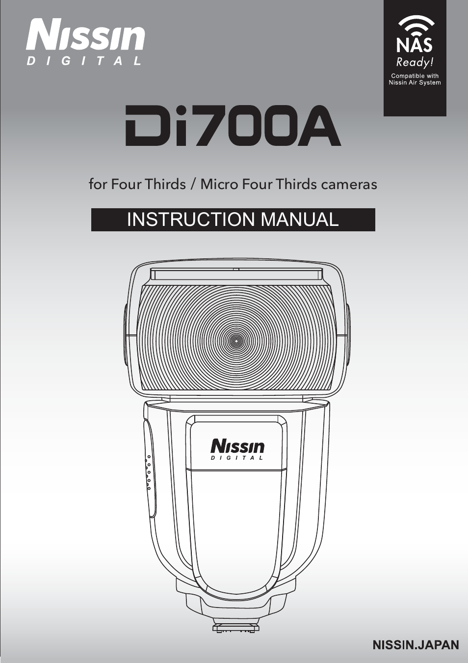 Nissin Di700A Flash for Micro Four Thirds Cameras User Manual | 25 pages