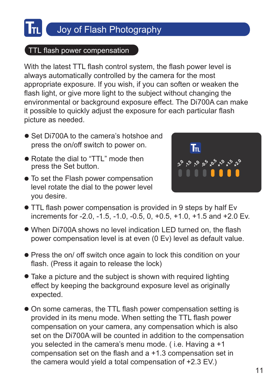 Joy of flash photography | Nissin Di700A Flash for Micro Four Thirds Cameras User Manual | Page 12 / 25