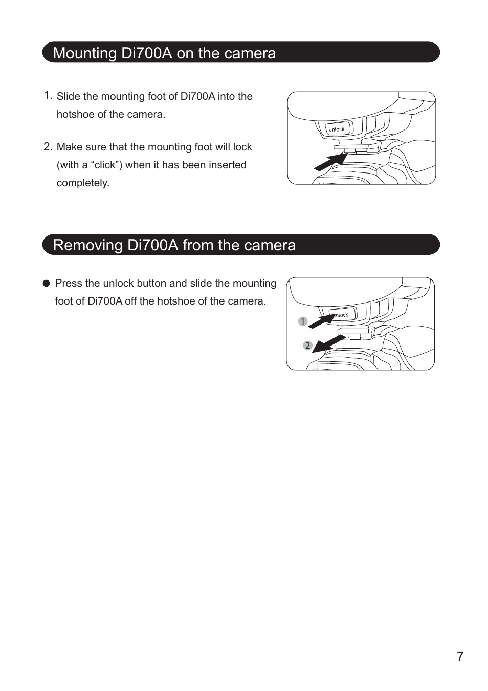 Nissin Di700A Flash for Micro Four Thirds Cameras User Manual | Page 8 / 25