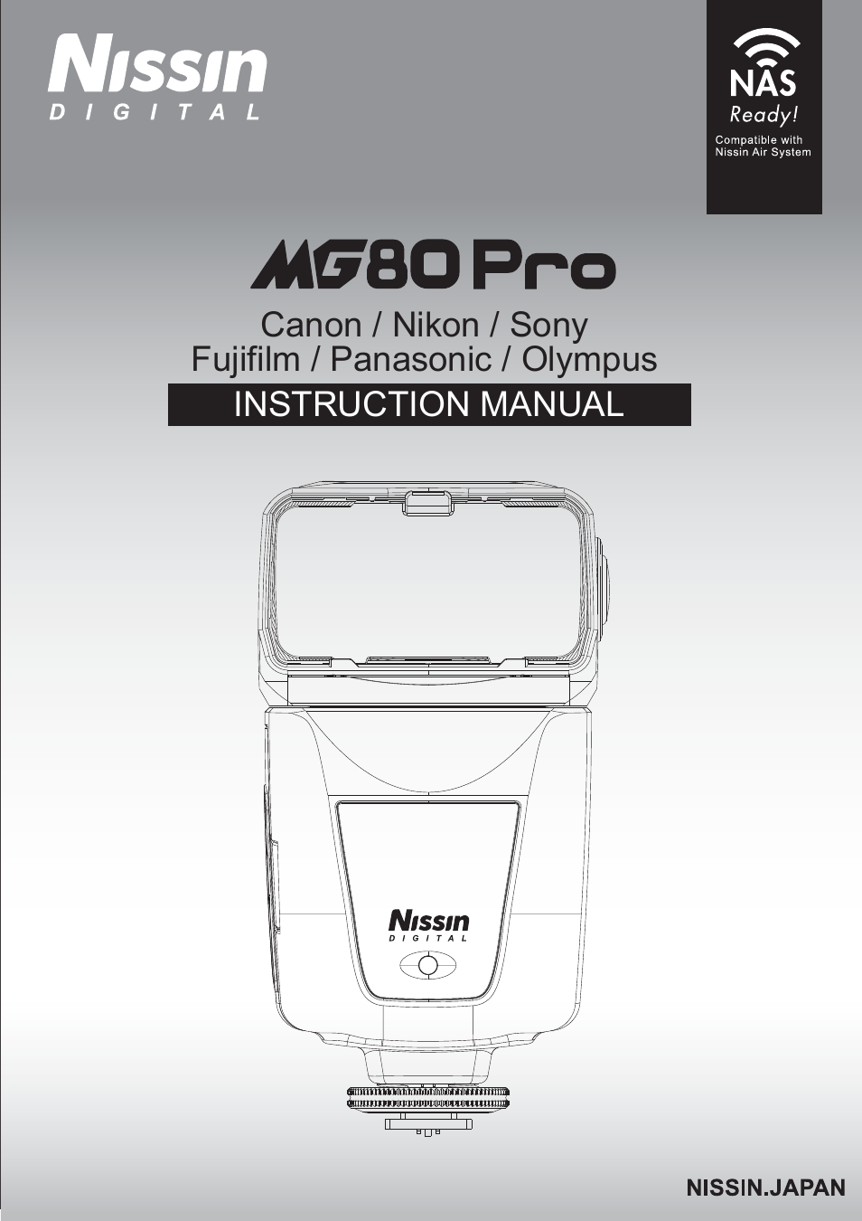 Nissin MG80 Pro Flash for Cameras User Manual | 31 pages