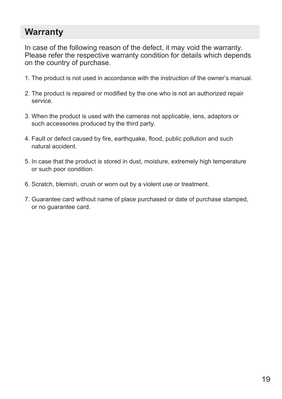 Warranty | Nissin i400 TTL Flash for Cameras User Manual | Page 19 / 20