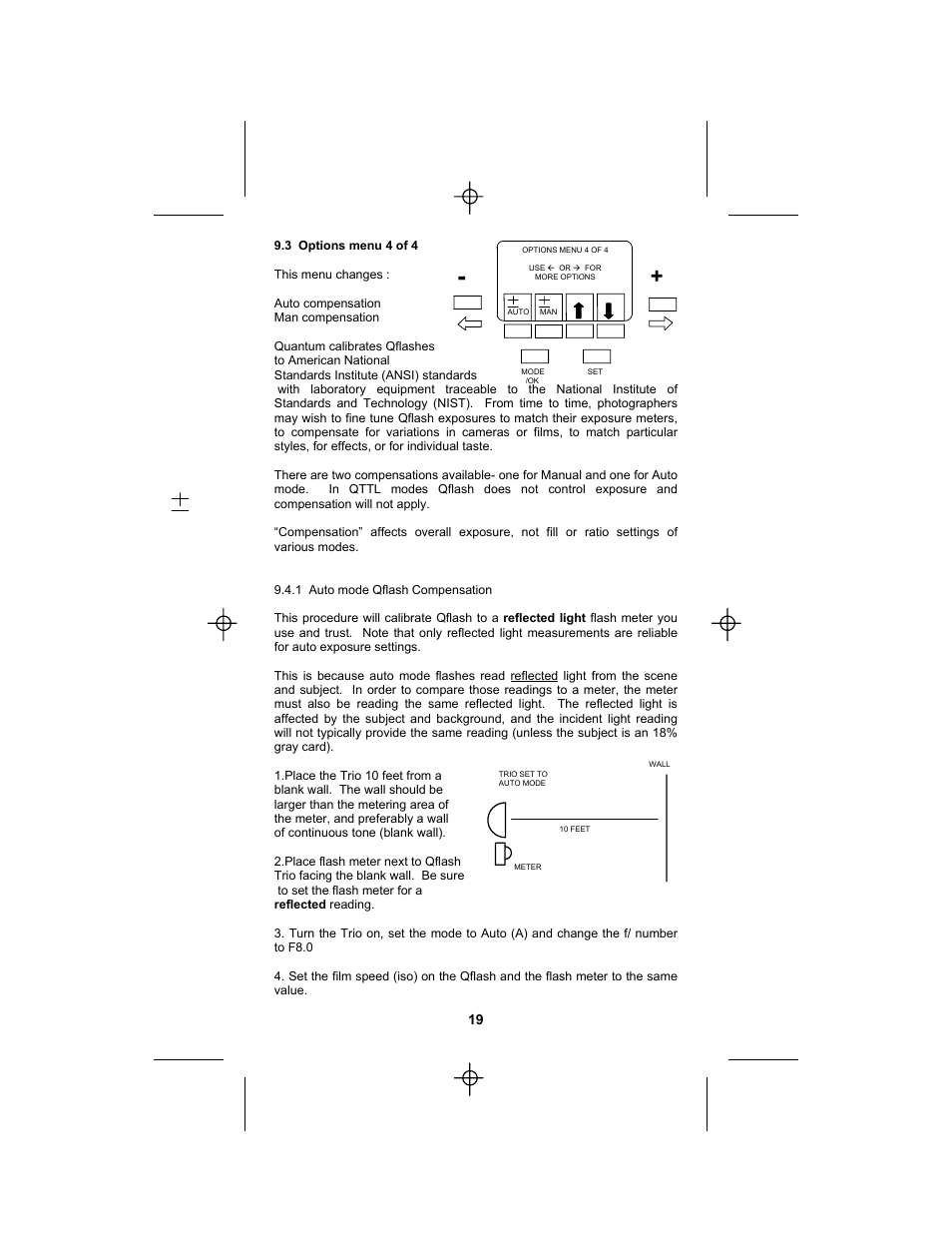 Quantum Instruments Qflash TRIO Basic Flash for Cameras User Manual | Page 21 / 40