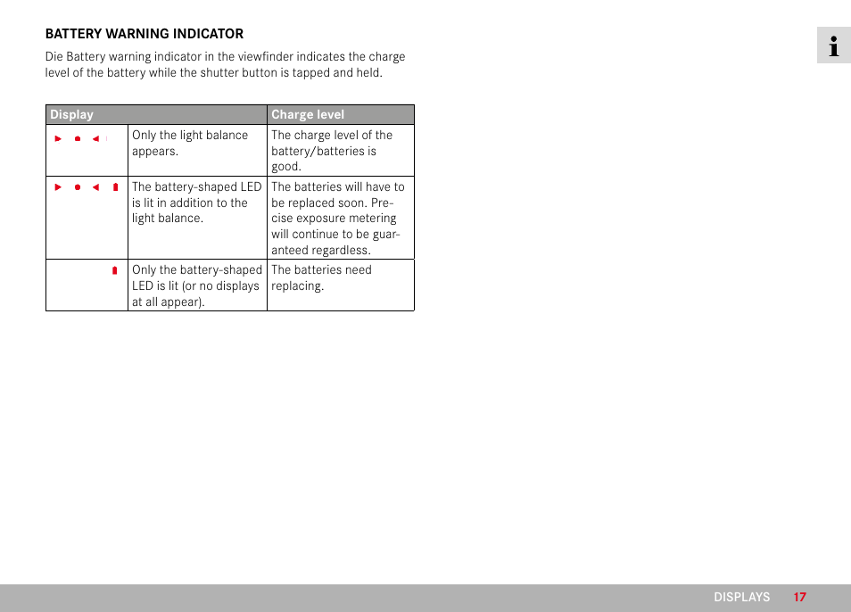 LEICA M6 Rangefinder Camera User Manual | Page 17 / 49