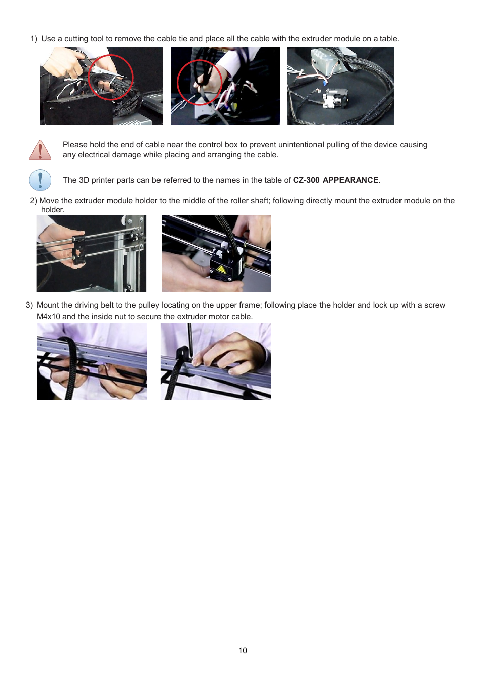 XYZprinting Crazy3DPrint CZ-300 DIY 3D Printer User Manual | Page 12 / 34