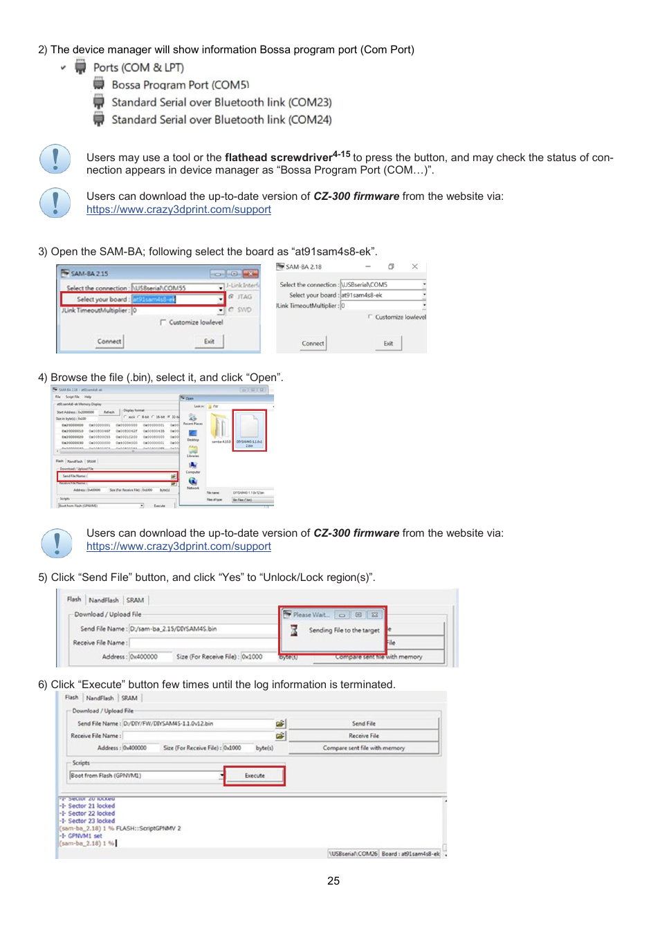 XYZprinting Crazy3DPrint CZ-300 DIY 3D Printer User Manual | Page 27 / 34