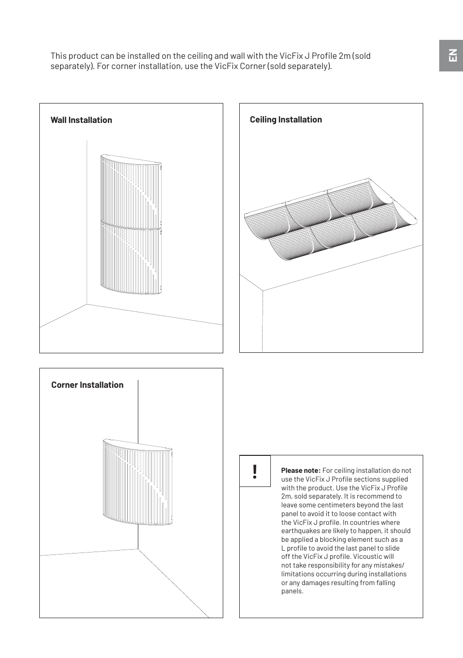Vicoustic Cinema Round Ultra VMT (Blue, Matte White, 2-Pack) User Manual | Page 3 / 8