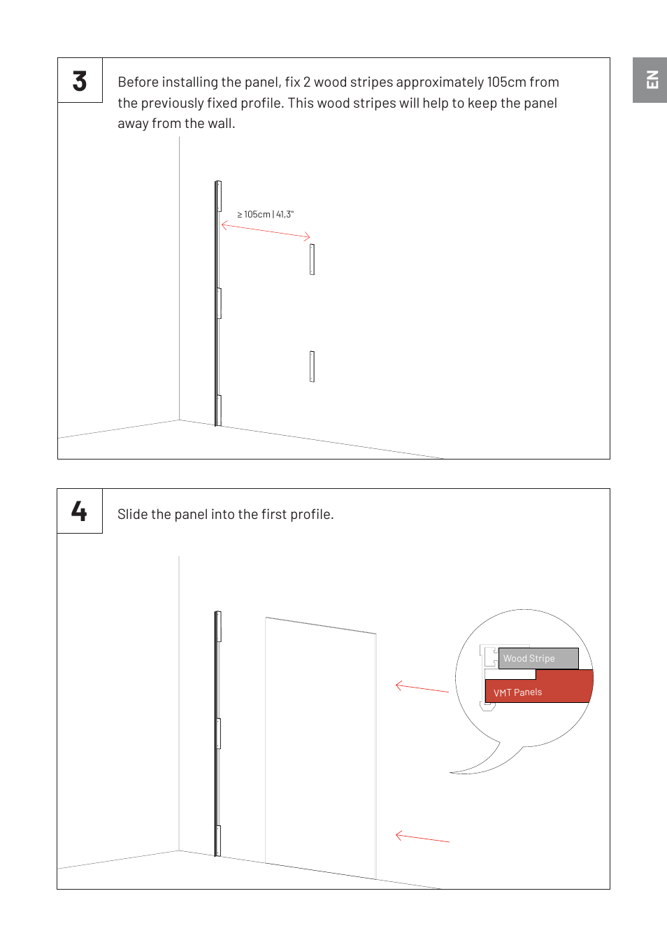 Vicoustic AluFrame Single VMT (Gold, 4-Pack) User Manual | Page 4 / 7