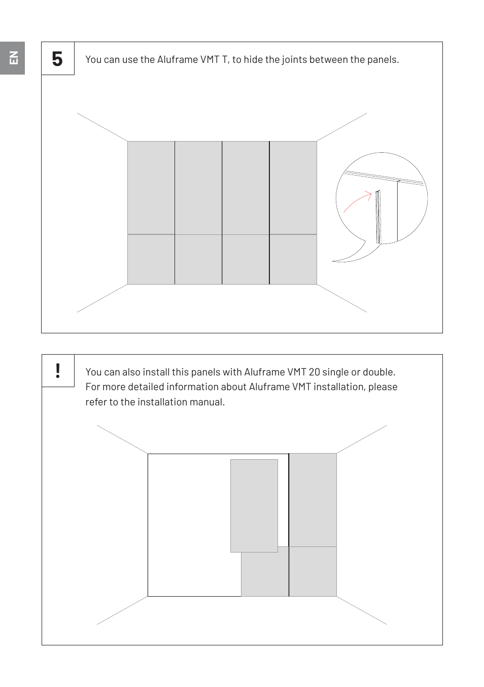 Vicoustic Flat Panel VMT Wall and Ceiling Acoustic Tile (Musk Green, 46.9 x 23.4 x 0.78", 4-Pack) User Manual | Page 6 / 8