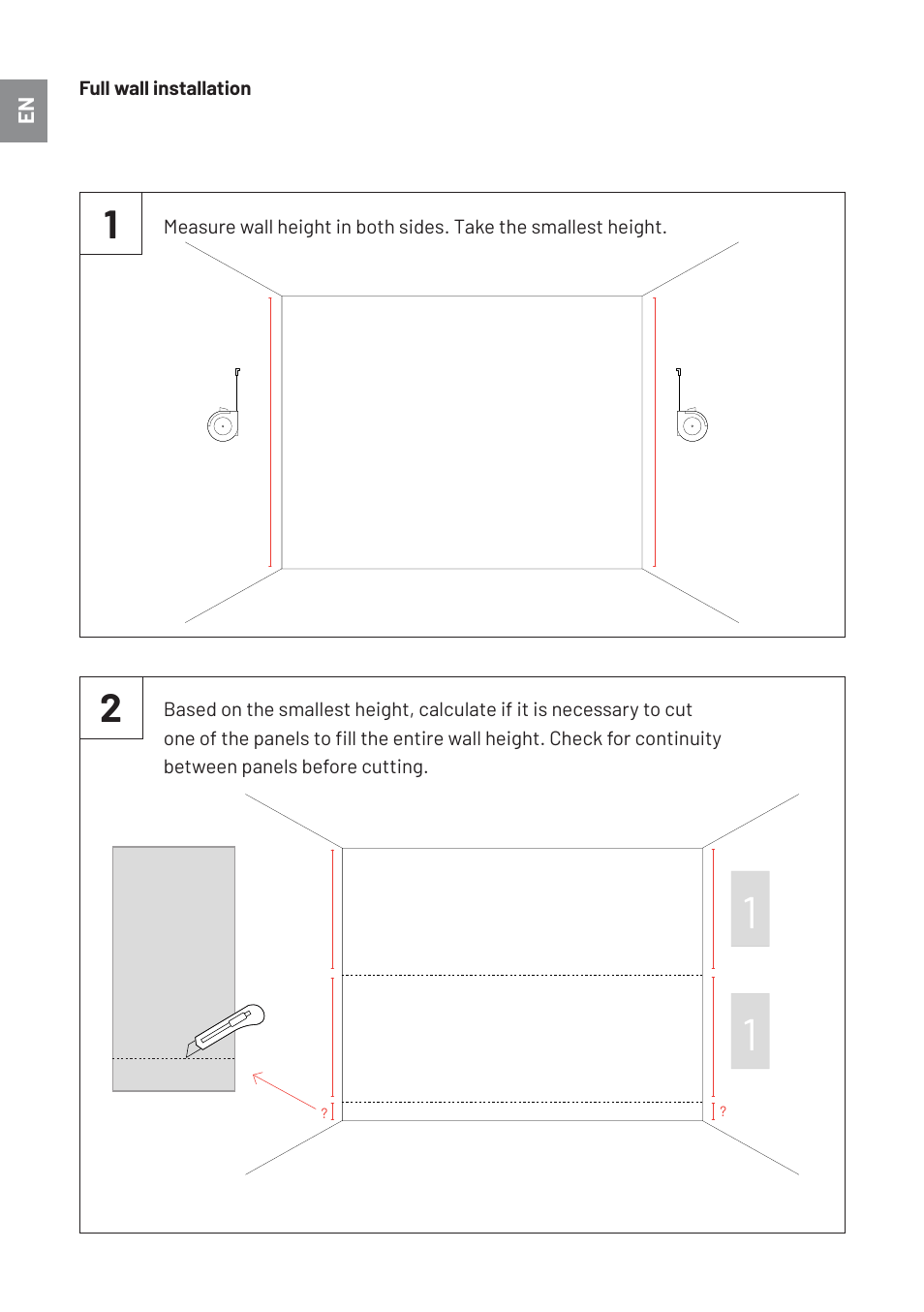 Vicoustic Wall/Ceiling Flat Panel VMT with Concrete, Pattern 1 (46.85 x 23.43 x 0.787", 8-Pack) User Manual | Page 4 / 8
