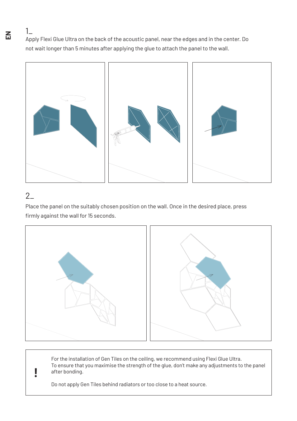 Vicoustic GEN_VMT PENRAY 02 Tiles Acoustic Panels (Moss Green,12-Pack) User Manual | Page 3 / 7