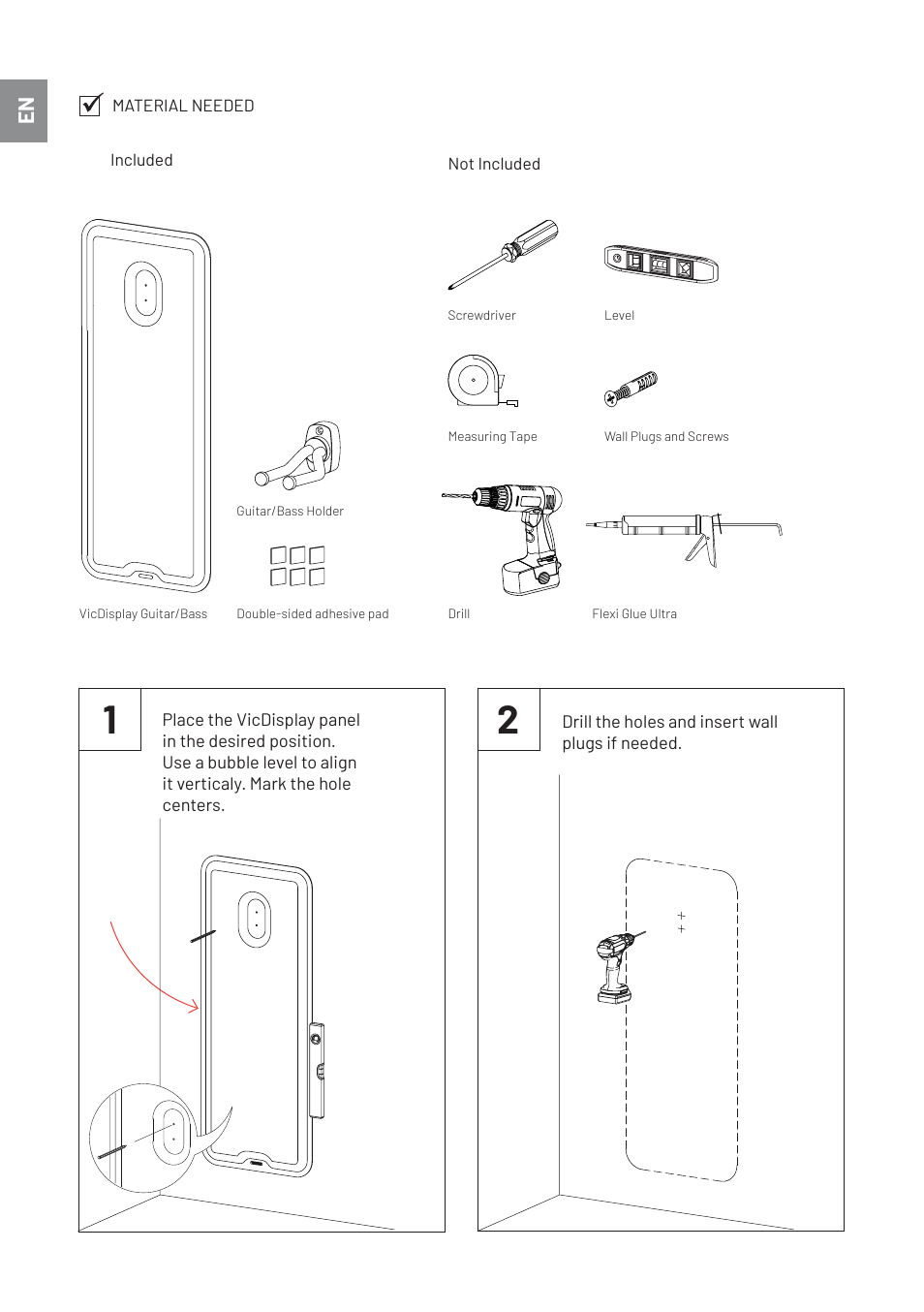 Vicoustic VicDisplay Bass (Black, 2-Pack) User Manual | Page 2 / 4