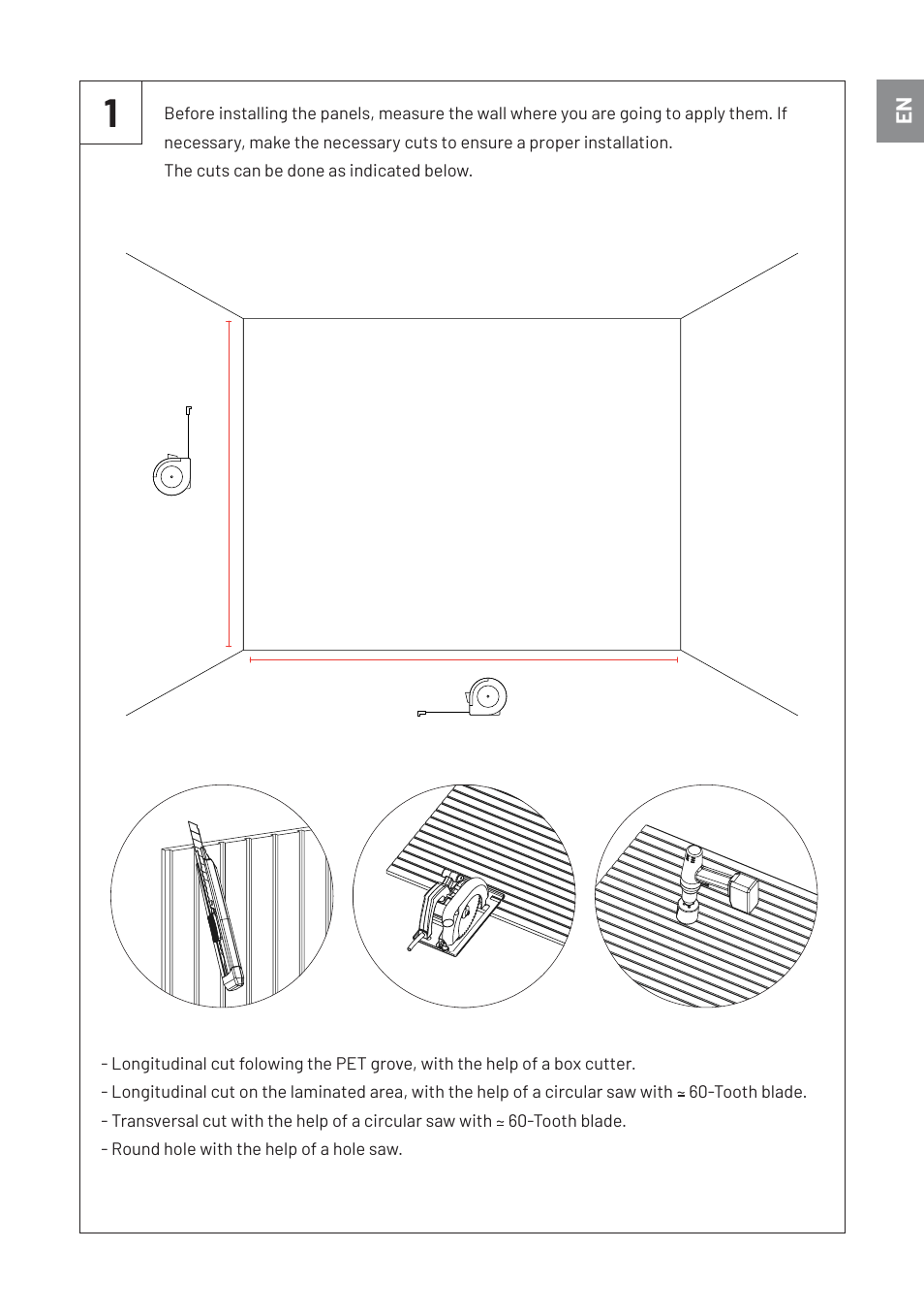 Vicoustic VicStrip (Natural Oak, 106.3 x 23.4 x 0.47", 2-Pack) User Manual | Page 3 / 6