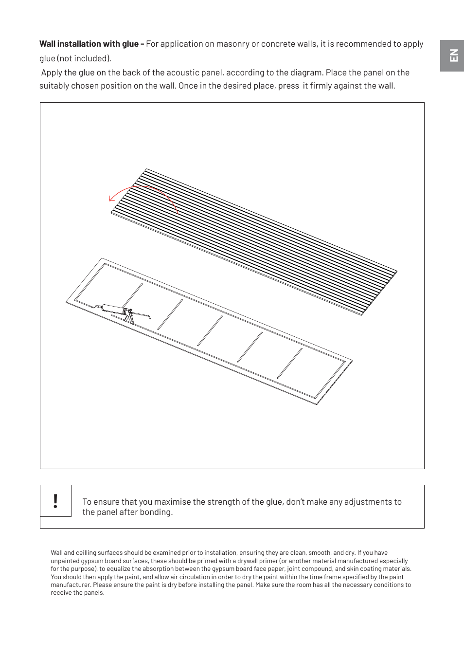 Vicoustic VicStrip (Natural Oak, 106.3 x 23.4 x 0.47", 2-Pack) User Manual | Page 5 / 6