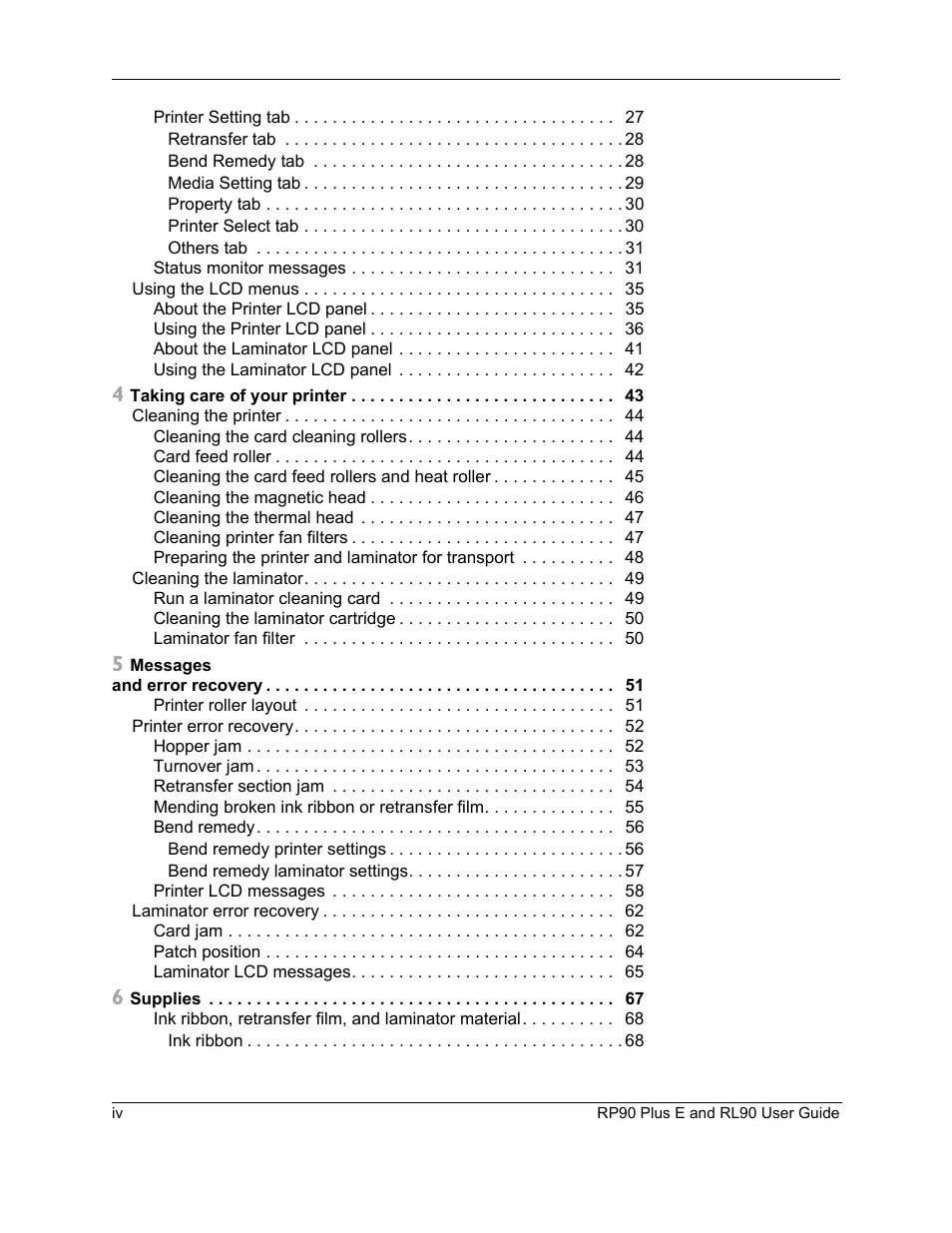 Datacard Group RL90 User Manual | Page 4 / 89