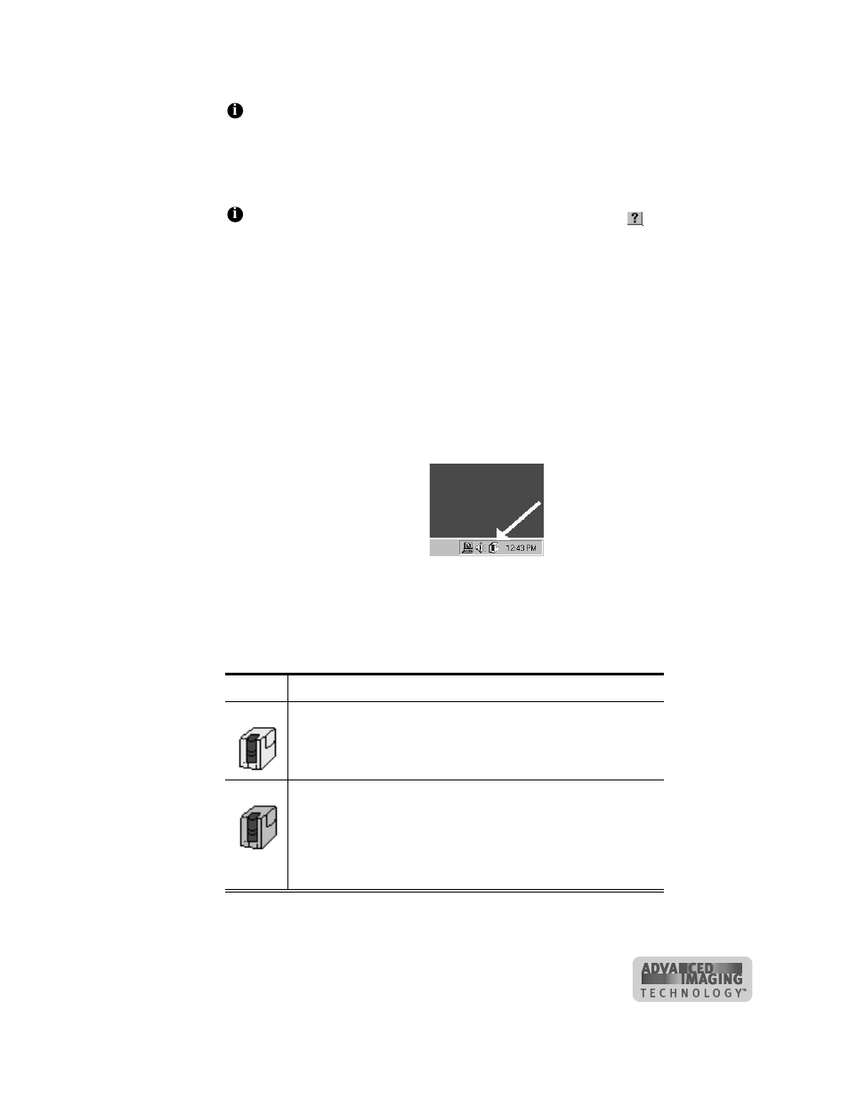 Using the status monitor, Using the status monitor -9, Table 3-1: status monitor icons | Datacard Group ImageCard SelectTM and UltraGrafix SelectTM Printers User Manual | Page 39 / 154