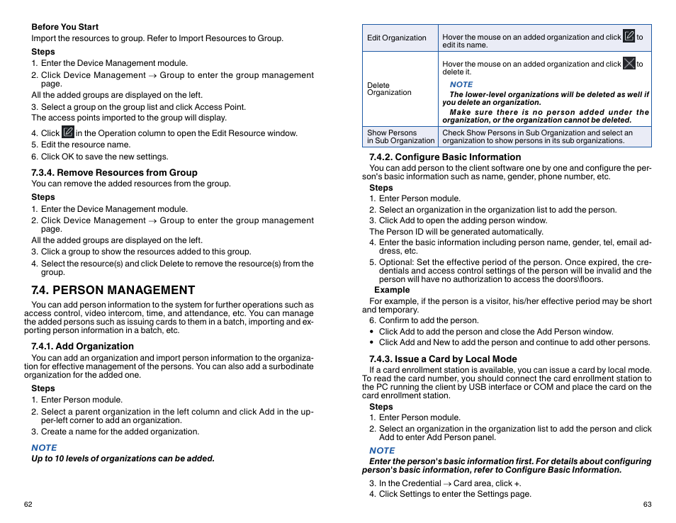 Person management | ATN TITEW1000 Thermal Entry Wizard Access Control Station with Table Stand Mount User Manual | Page 32 / 56